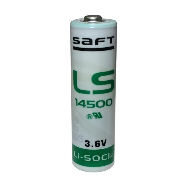 Батарейка Saft LS14500 CNA 3,6 V 2600 мА·год (для теплолічильників)