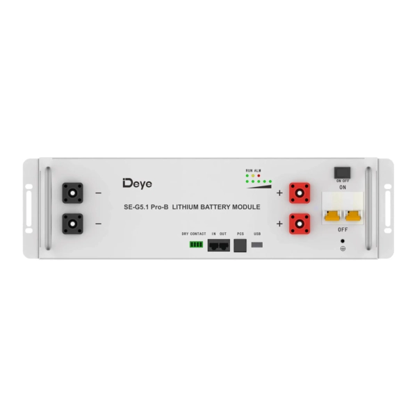 Акумуляторна батарея DEYE SE-G5.1 Pro-B LV 51.2V 100AH 5.12kWh LiFePO4