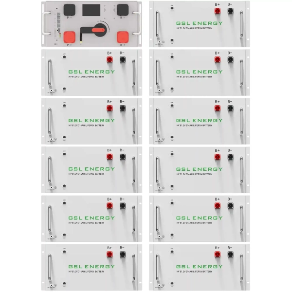 Блок батарей GSL 563V 314AH 176kWh LiFePO4 (GSL-R176K)