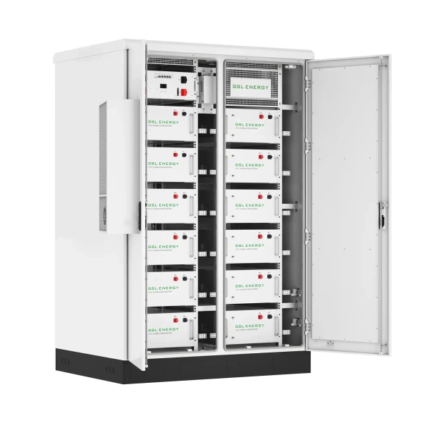 Блок батарей GSL 614.4V 280Ah 172kWh LiFePO4 IP67 Fire Extinguisher Air Conditioner (GSL-BESS-170)