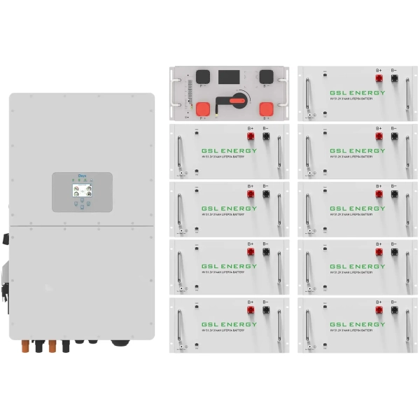 Система зберігання енергії DEYE SUN-50K-SG01HP3-EU-BM4 50kW 144.7kWh 1BAT LiFePO4 ≥10000 циклів (SV-3DE50K1-HGS144K1-1)