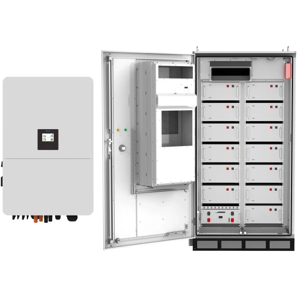 Система зберігання енергії DEYE SUN-80K-SG02HP3-EU-EM6 80kW 209kWh 1BAT LiFePO4 ≥6500 циклів (SV-3DE80K1-HGS209K2-1)