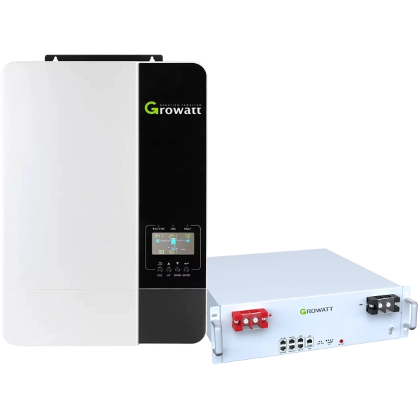 Система зберігання енергії Growatt SV-1GR5K1-LGR5K1-1 5kW 5.1kWh 1BAT LiFePO4 6000 циклів (SV-1GR5K1-LGR5K1-1)