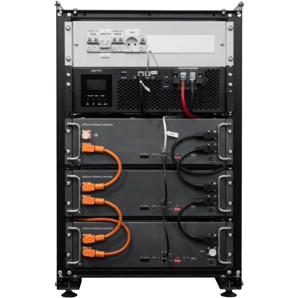 Система зберігання енергії Solarverse SVR20-1SV5K1-LES15.3K1-1 5kW 15.4kWh 3BAT LiFePO4 6000 циклів (SVR20-1SV5K1-LES15.3K1-1)
