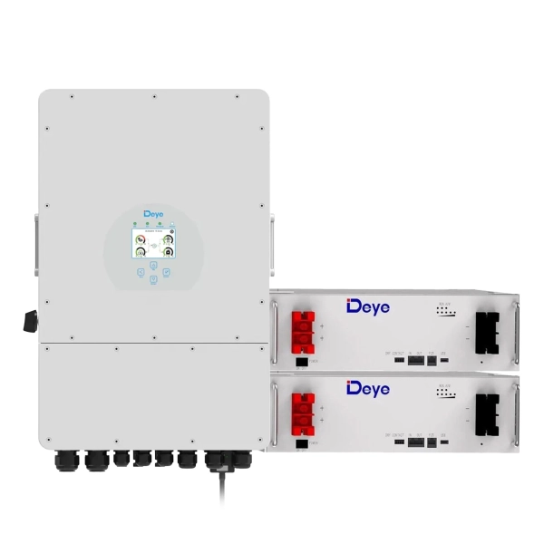 Система зберігання енергії DEYE SUN-10K-SG04LP3-EU-2DE10.24K-LFP 10000W 10.24kh 2BAT LiFePO4 6000 циклів