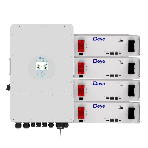 Система зберігання енергії DEYE SUN-12K-SG02LP1-EU-AM3-4DE20.48K-LFP 12000W 20.48kh 4BAT LiFePO4 6000 циклів