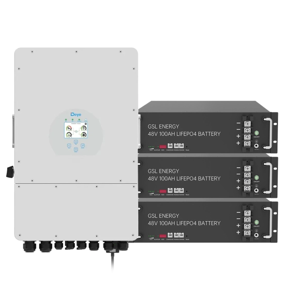 Система зберігання енергії DEYE SUN-12K-SG04LP3-EU-3GS14.4K-LFP 12kW 14.4kWh 3BAT LiFePO4 6500 циклів