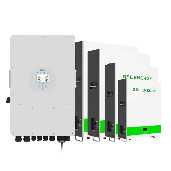 Система зберігання енергії DEYE SUN-12K-SG04LP3-EU-4GS20.48K-LFP-W 12kW 20.48kWh 4BAT LiFePO4 6500 циклів