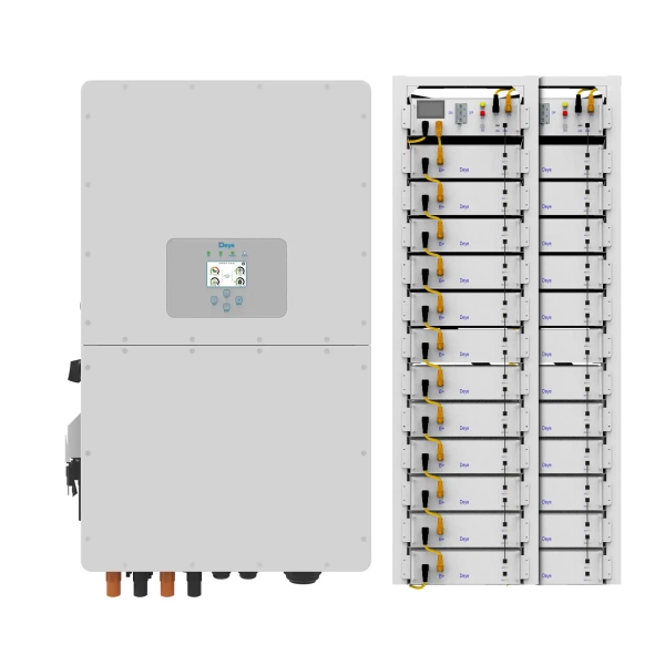 Система зберігання енергії DEYE SUN-50K-SG01HP3-EU-BM4-2BOS-G12-122.88kW-LFP 50kW 122.88kWh 2BAT LiFePO4 6000 циклів
