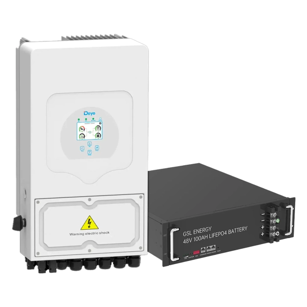 Система зберігання енергії DEYE SUN-6K-SG03LP1-EU-1GS4.8K-LFP 6kW 4.8kWh 1BAT LiFePO4 6500 циклів