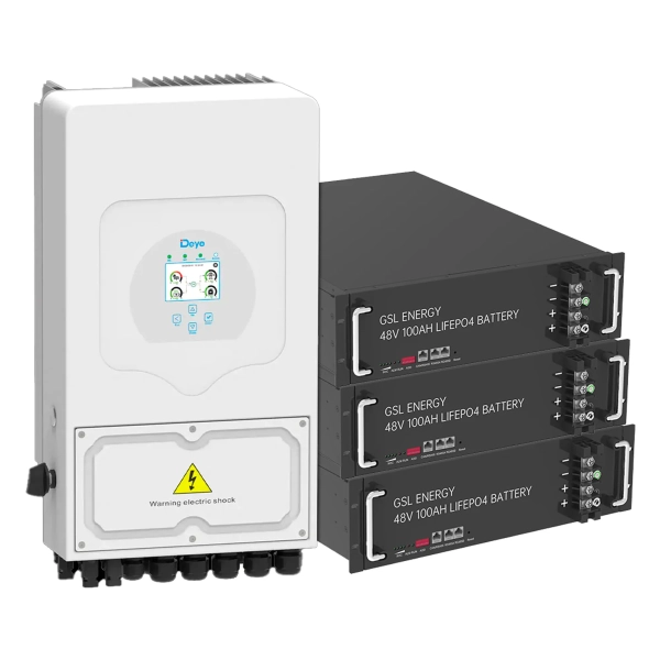 Система зберігання енергії DEYE SUN-6K-SG03LP1-EU-3GS14.4K-LFP 6kW 14.4kWh 3BAT LiFePO4 6500 циклів
