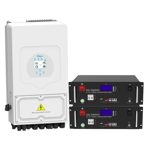 Система зберігання енергії Solarverse 6kW-Deye 10.24kWh-GSL 2BAT LiFePO4 6500 циклів (SVR24-1DE6K1-LGS10.24K1-0)