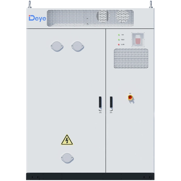 Установка зберігання енергії DEYE MS-GS215 100kW 768V 280Ah 215kWh LiFePO4 IP54, 200kW MPPT, Fire Extinguisher, Air conditioner (MS-GS215-2H3)